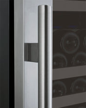 Load image into Gallery viewer, Allavino 24&quot; Wide FlexCount II Tru-Vino 177 Bottle Single Zone Stainless Steel Right Hinge Wine Refrigerator AO VSWR177-1SR20
