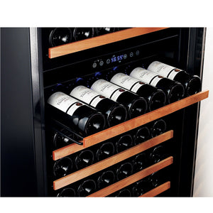 Smith & Hanks 166 Bottle Dual Zone Wine Cooler, Stainless Steel Door Trim RW428DR RE100004