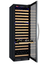 Load image into Gallery viewer, Allavino 24&quot; Wide FlexCount Classic II Tru-Vino 174 Bottle Single Zone Stainless Steel Right Hinge Wine Refrigerator AO YHWR174-1SR20