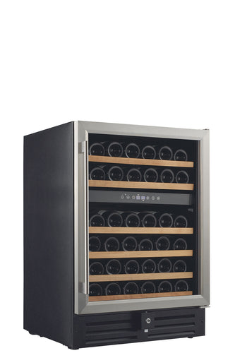Smith & Hanks 46 Bottle Dual Zone Wine Cooler, Stainless Steel Door Trim RW145DR RE100002