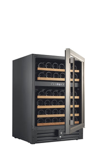 Smith & Hanks 46 Bottle Dual Zone Wine Cooler, Stainless Steel Door Trim RW145DR RE100002