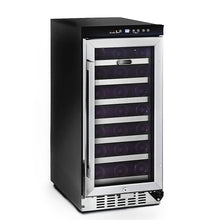 Load image into Gallery viewer, Whynter 33 Bottle Built-In Wine Refrigerator BWR-33SD