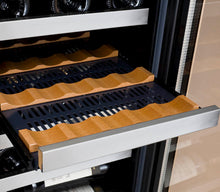 Load image into Gallery viewer, Allavino 15" Wide FlexCount II Tru-Vino 30 Bottle Single Zone Stainless Steel Right Hinge Wine Refrigerator AO VSWR30-1SR20