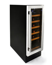 Load image into Gallery viewer, Smith &amp; Hanks 19 Bottle Single Zone Wine Cooler, Stainless Steel Door Trim RW58SR RE100005