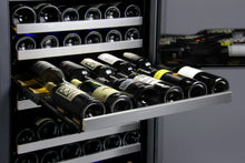Load image into Gallery viewer, Allavino 24&quot; Wide FlexCount II Tru-Vino 177 Bottle Single Zone Stainless Steel Right Hinge Wine Refrigerator AO VSWR177-1SR20