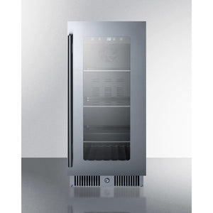 Summit 15" Wide Built-In Beverage Center Built-in capable for 15" wide spaces CL156BV