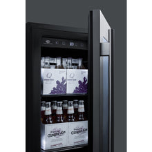 Load image into Gallery viewer, Summit 18&quot; Wide Built-In Beverage Center Seamless stainless steel door trim brings true elegance under the counter CL181WBV