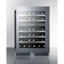 Load image into Gallery viewer, Summit 24&quot; Wide Built-In Dual-Zone Wine Cellar for an easy fit in home kitchens and wet bars CL244WC