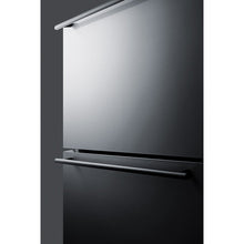Load image into Gallery viewer, Summit 24&quot; Wide Built-In 2-Drawer All-Refrigerator Panel-ready drawer fronts let you create your own custom look CL2R248