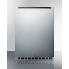 Load image into Gallery viewer, Summit 24&quot; Wide Built-In Outdoor All-Refrigerator Complete stainless steel exterior for weatherproof use in outdoor kitchens CL67ROSB