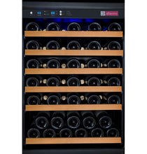Load image into Gallery viewer, Allavino 47&quot; Wide FlexCount II Tru-Vino 112 Bottle Dual Zone Black Side-by-Side Wine Refrigerator BF 2X-VSWR56-1B20
