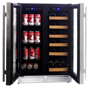 Koolatron Large Beverage Centre and Wine Cooler Cabinet. Dual Zone KBBC-22