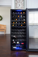 Load image into Gallery viewer, Koolatron Spacious 50 bottle Dual Zone Adjustable Wine Fridge WC50