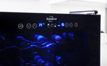 Load image into Gallery viewer, Koolatron Spacious 50 bottle Dual Zone Adjustable Wine Fridge WC50