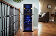 Load image into Gallery viewer, Koolatron 45 bottle Wine Cellar Elite Series Dual Zone Wine Fridge WC45