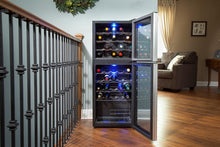 Load image into Gallery viewer, Koolatron 45 bottle Wine Cellar Elite Series Dual Zone Wine Fridge WC45