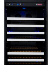 Load image into Gallery viewer, Allavino 47&quot; Wide FlexCount II Tru-Vino 256 Bottle Dual Zone Stainless Steel Side-by-Side Wine Refrigerator BF 2X-VSWR128-1S20