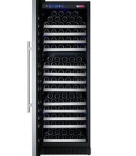 Load image into Gallery viewer, Allavino 24&quot; Wide FlexCount II Tru-Vino 177 Bottle Single Zone Stainless Steel Left Hinge Wine Refrigerator AO VSWR177-1SL20