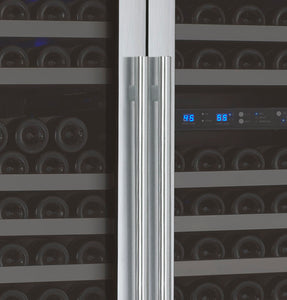 Allavino 47" Wide FlexCount II Tru-Vino 349 Bottle Three Zone Stainless Steel Side-by-Side Wine Refrigerator BF 3Z-VSWR7772-S20