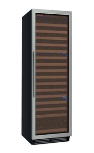 Allavino 24" Wide FlexCount Classic II Tru-Vino 174 Bottle Single Zone Stainless Steel Right Hinge Wine Refrigerator AO YHWR174-1SR20