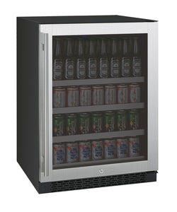 Allavino 24" Wide FlexCount II Tru-Vino Stainless Steel Right Hinge Beverage Center AO VSBC24-SR20