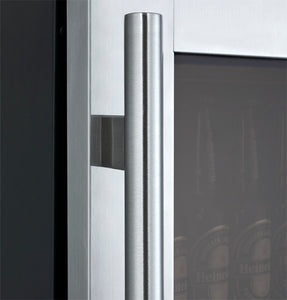 Allavino 24" Wide FlexCount II Tru-Vino Stainless Steel Left Hinge Beverage Center AO VSBC24-SL20