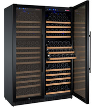 Load image into Gallery viewer, Allavino 47&quot; Wide FlexCount II Tru-Vino 354 Bottle Dual Zone Black Side-by-Side Wine Refrigerator BF 2X-VSWR177-1B20