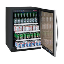 Load image into Gallery viewer, Allavino 24&quot; Wide FlexCount II Tru-Vino Stainless Steel Left Hinge Beverage Center AO VSBC24-SL20