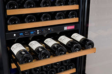 Load image into Gallery viewer, Allavino 47&quot; Wide FlexCount II Tru-Vino 112 Bottle Three Zone Black Side-by-Side Wine Refrigerator BF 3Z-VSWR5656-B20