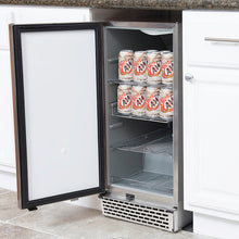 Load image into Gallery viewer, Whynter Stainless Steel 3.2 cu. ft. Indoor/Outdoor Beverage Refrigerator BOR-326FS