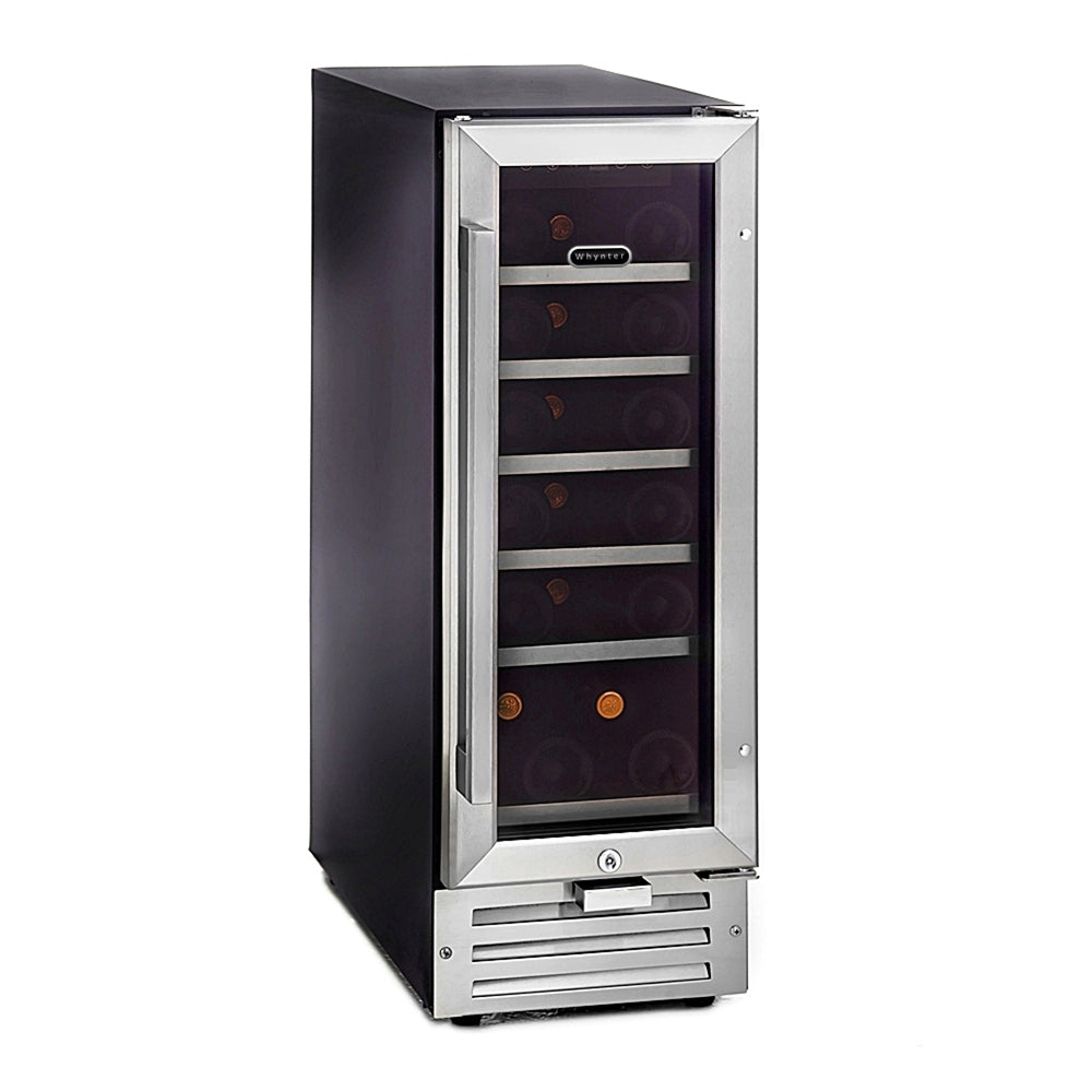 Whynter 18 Bottle Built-In Wine Refrigerator BWR-18SD