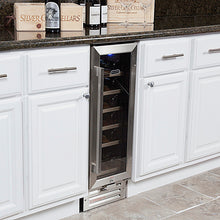 Load image into Gallery viewer, Whynter 18 Bottle Built-In Wine Refrigerator BWR-18SD