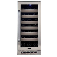 Load image into Gallery viewer, Whynter Elite 33 Bottle Seamless Stainless Steel Door Single Zone Built-in Wine Refrigerator BWR-331SL