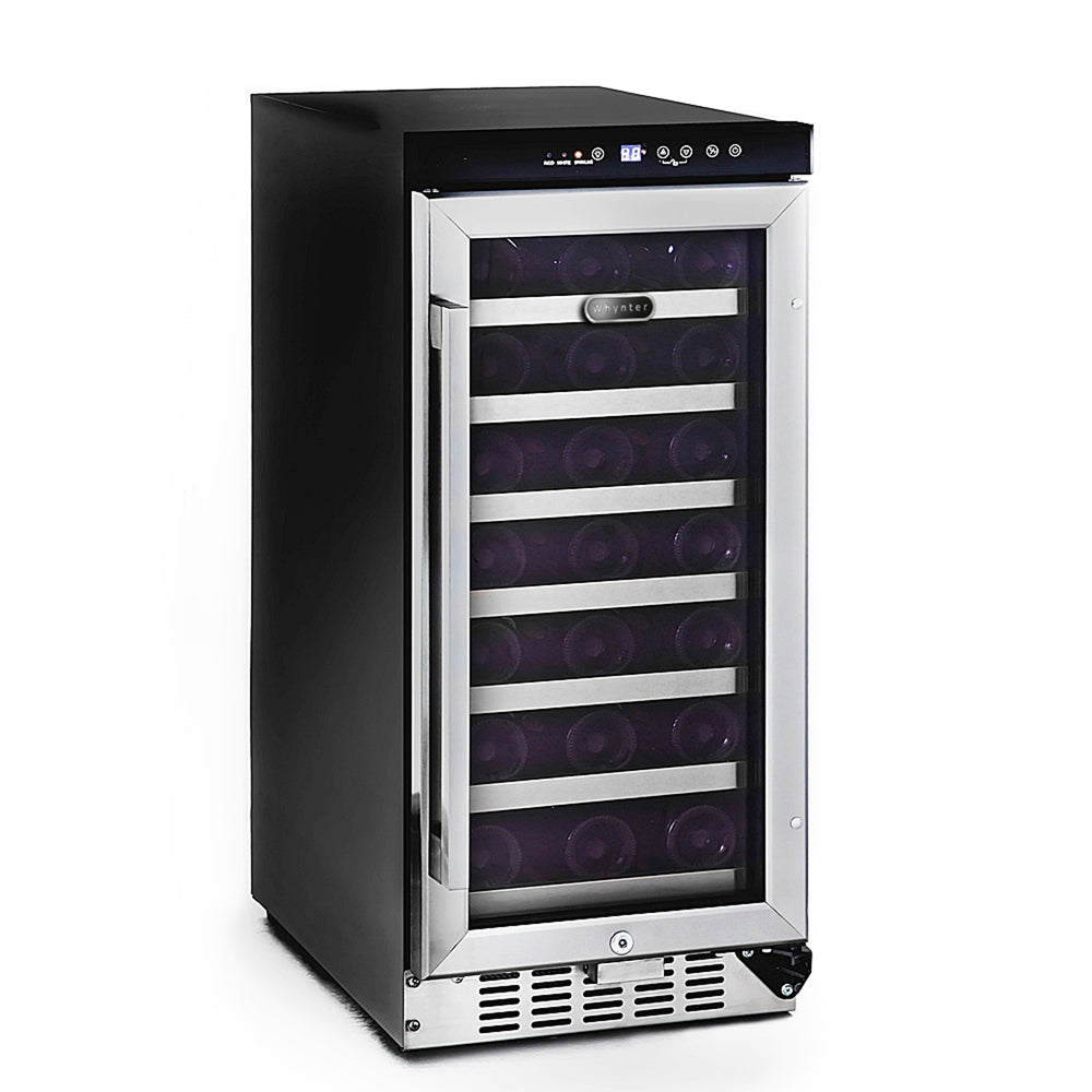 Whynter 33 Bottle Built-In Wine Refrigerator BWR-33SD