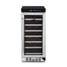 Load image into Gallery viewer, Whynter 33 Bottle Built-In Wine Refrigerator BWR-33SD