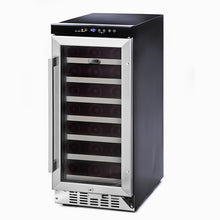 Load image into Gallery viewer, Whynter 33 Bottle Built-In Wine Refrigerator BWR-33SD