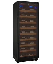 Load image into Gallery viewer, Allavino 24&quot; Wide Vite II 99 Bottle Single Zone Black Right Hinge Wine Refrigerator AO YHWR115-1BR20