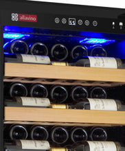 Load image into Gallery viewer, Allavino 24&quot; Wide Vite II Tru-Vino 99 Bottle Single Zone Stainless Steel Right Hinge Wine Refrigerator AO YHWR115-1SR20