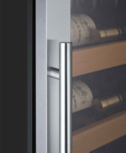 Load image into Gallery viewer, Allavino 24&quot; Wide Vite II Tru-Vino 99 Bottle Single Zone Stainless Steel Right Hinge Wine Refrigerator AO YHWR115-1SR20