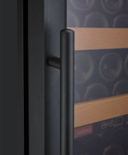 Load image into Gallery viewer, Allavino 24&quot; Wide Vite II Tru-Vino 99 Bottle Dual Zone Black Right Hinge Wine Refrigerator AO YHWR99-2BR20