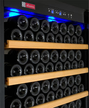 Load image into Gallery viewer, Allavino 63&quot; Wide Vite II Tru-Vino 554 Bottle Dual Zone Black Side-by-Side Wine Refrigerator BF 2X-YHWR305-1B20