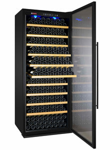 Allavino 32" Wide Vite II Tru-Vino 277 Bottle Single Zone Black Right Hinge Wine Refrigerator AO YHWR305-1BR20