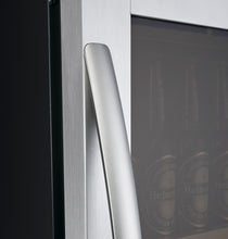 Load image into Gallery viewer, Allavino 24&quot; Wide FlexCount II Tru-Vino Stainless Steel Left Hinge Beverage Center AO VSBC24-SL20