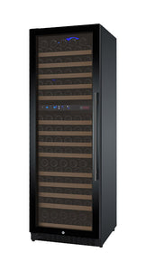 Allavino 24" Wide FlexCount II Tru-Vino 172 Bottle Dual Zone Black Left Hinge Wine Refrigerator AO VSWR172-2BL20