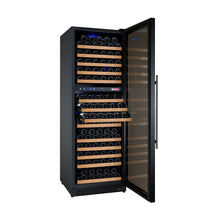 Load image into Gallery viewer, Allavino 24&quot; Wide FlexCount II Tru-Vino 172 Bottle Dual Zone Black Right Hinge Wine Refrigerator AO VSWR172-2BR20