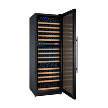 Load image into Gallery viewer, Allavino 24&quot; Wide FlexCount II Tru-Vino 172 Bottle Dual Zone Black Right Hinge Wine Refrigerator AO VSWR172-2BR20