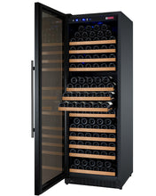 Load image into Gallery viewer, Allavino 24&quot; Wide FlexCount II Tru-Vino 177 Bottle Single Zone Black Left Hinge Wine Refrigerator AO VSWR177-1BL20