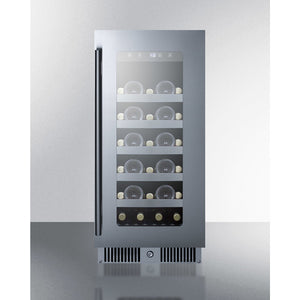 Summit 15" Wide Built-In Wine Cellar Slim-fitting design for an easy fit in smaller kitchen spaces CL155WC