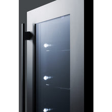 Load image into Gallery viewer, Summit 18&quot; Wide Built-In Beverage Center Seamless stainless steel door trim brings true elegance under the counter CL181WBVCSS