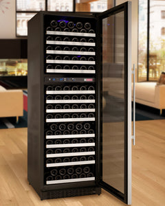 Allavino 24" Wide FlexCount II Tru-Vino 172 Bottle Dual Zone Stainless Steel Right Hinge Wine Refrigerator AO VSWR172-2SR20